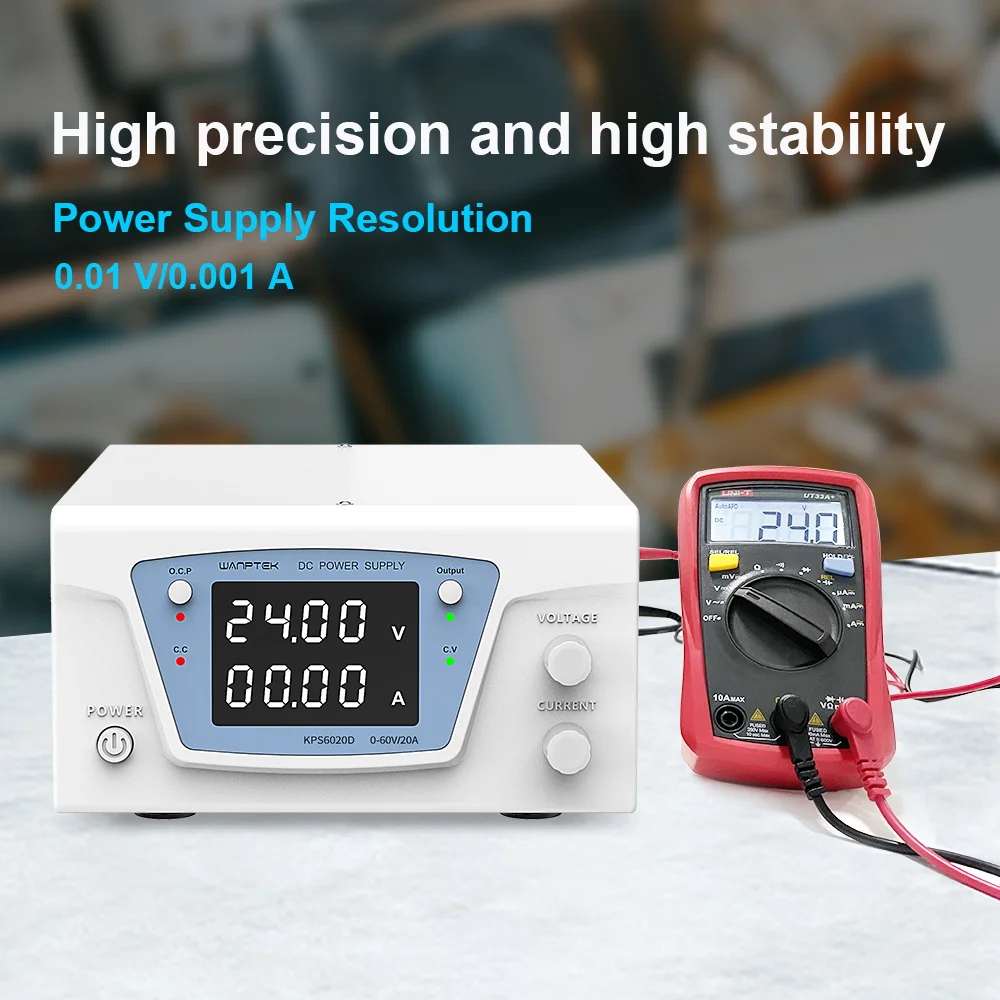 Wanptek RS485/RS232 ラボ用プログラマブル - Programmable Dc Power Supply 60V 10A のレビューと価格